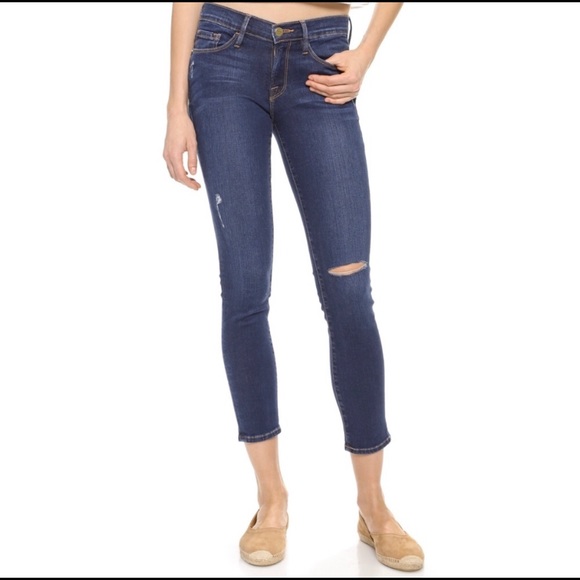 Frame Denim Denim - FRAME Le Skinny de Jeanne Crop Latigo Canyon Sz 30